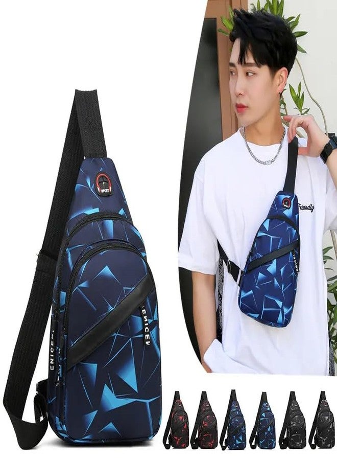 Right Products Travel Waterproof Nylon Phone Pouch Male Solid Color Crossbody Chest Bag Men | Shoulder Bag | Chest Bags | Casual | Outdoor | Passport | Mobile Daypack (Grey) - Image 2